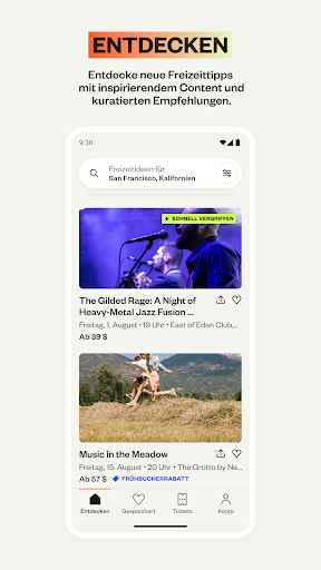 Eventbrite App Screenshot