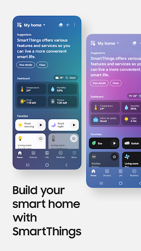 Captura de pantalla de SmartThings