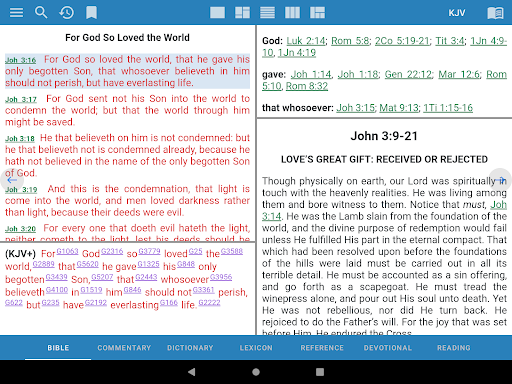 e-Sword: Bible Study to Go screenshot