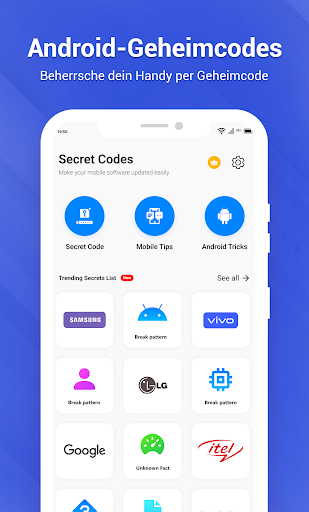 Geheimcodes und mobile Hacks Screenshot