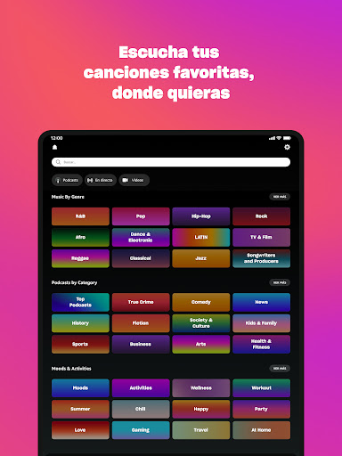 Captura de pantalla de Amazon Music: Escucha Podcasts