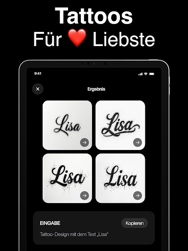 Tattoo AI – Tattoo-Designs Screenshot