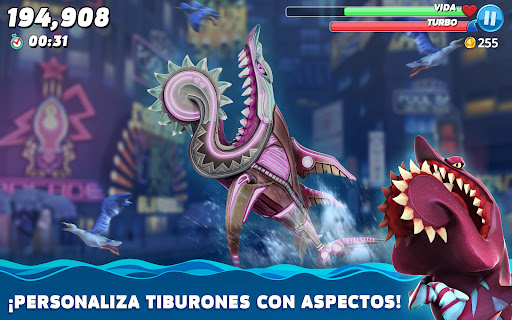 Captura de pantalla de Hungry Shark World