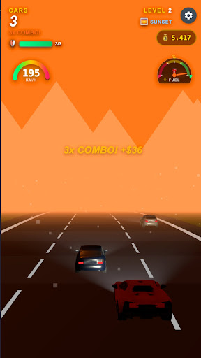 Retro Road Racer - Car Racing screenshot
