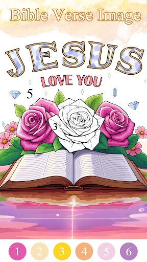 Bible Color Paint By Number screenshot