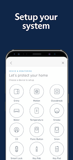 Captura de pantalla de SimpliSafe Home Security App