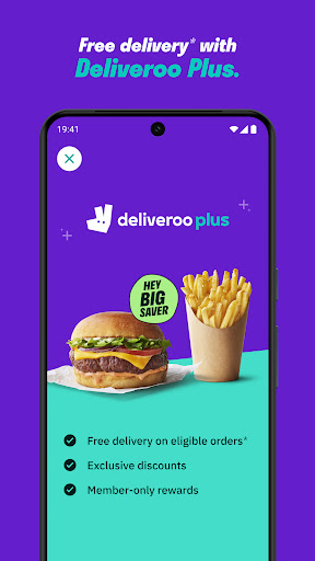 Captura de pantalla de Deliveroo: Food & Shopping