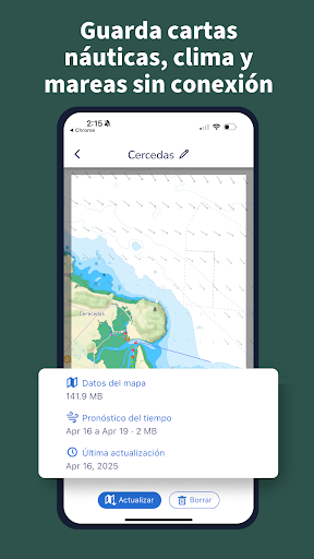 Captura de pantalla de Savvy Navvy: GPS Nautico