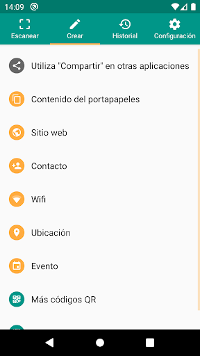Captura de pantalla de Escáner QR y de barras