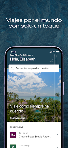 Captura de pantalla de Hoteles y Recompensas IHG