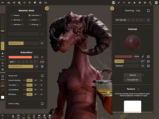 Captura de pantalla de Nomad Sculpt