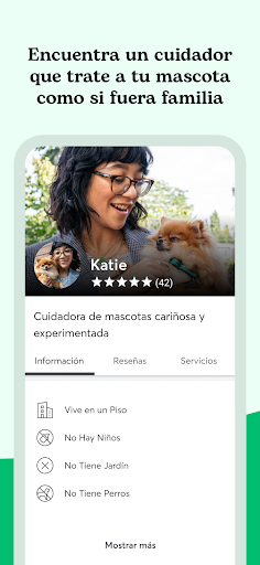 Captura de pantalla de Rover - Cuidadores de perros