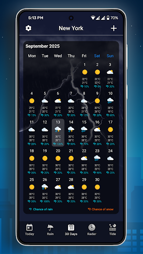 Captura de pantalla de 9Weather: Radar El Tiempo