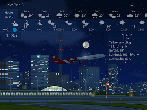 Genaue Wetter YoWindow Screenshot