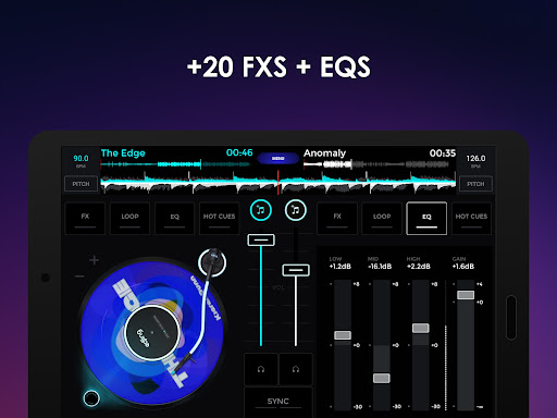 Captura de pantalla de edjing Mix Mezclador Música DJ