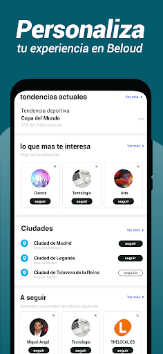 Captura de pantalla de Beloud: Noticias & Opiniones