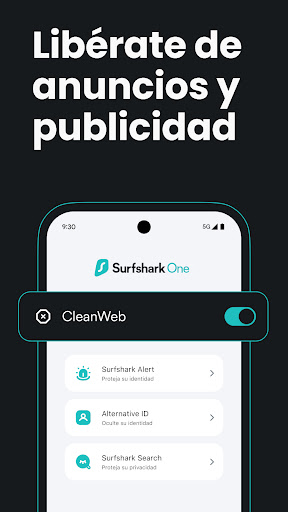 Captura de pantalla de Surfshark - VPN veloz y segura