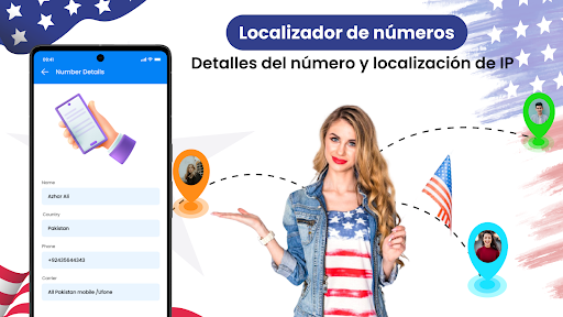 Captura de pantalla de Localizadora de números