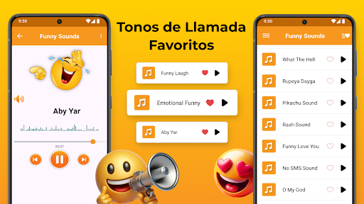 Captura de pantalla de Tonos y sonidos divertidos