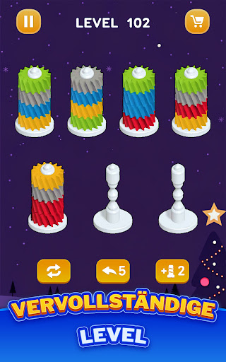 Muttern Sortieren - Farbspiel Screenshot