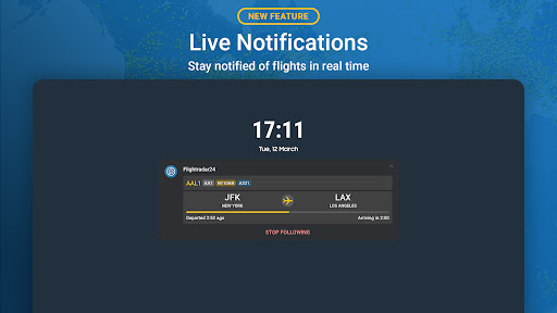 Captura de pantalla de Flightradar24 Flight Tracker