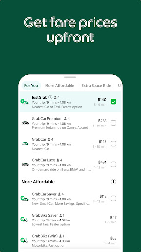 Captura de pantalla de Grab - Taxi & Food Delivery