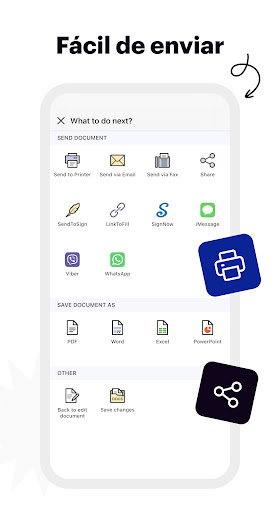 Captura de pantalla de pdfFiller: modificar PDF