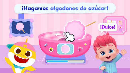 Captura de pantalla de Pinkfong Tiburón Bebé: Juegos
