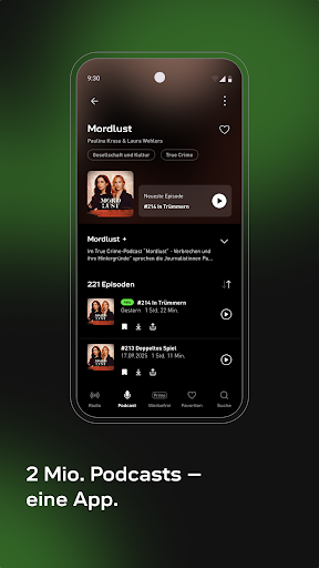 radio.de - Radio und Podcast Screenshot
