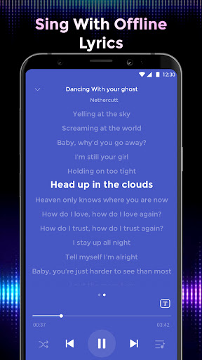 Captura de pantalla de Offline Music Mp3 Player- Muso