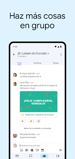 Captura de pantalla de Gmail