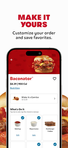 Captura de pantalla de Wendy’s