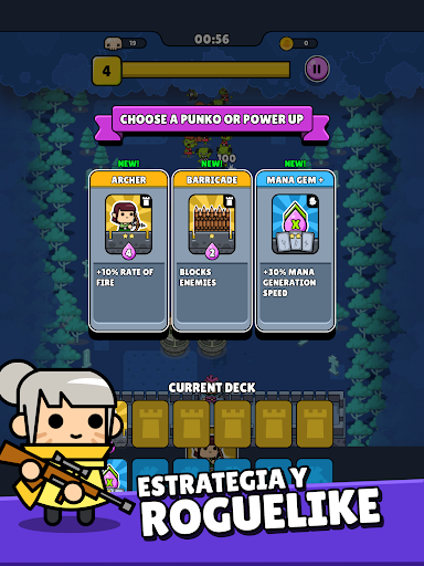 Captura de pantalla de Punko.io: Roguelike TD