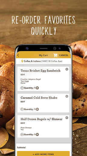 Captura de pantalla de Einstein Bros Bagels