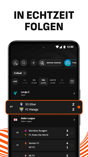 LiveScore Live-Sportergebnisse Screenshot