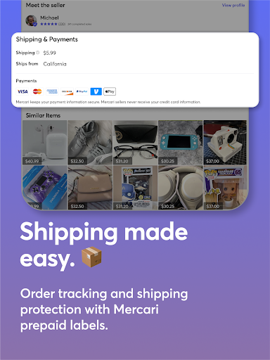 Captura de pantalla de Mercari: Buy and Sell App