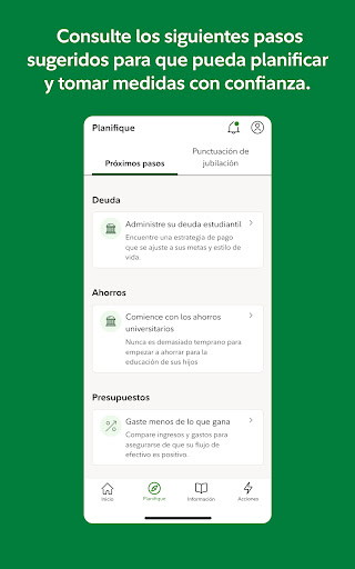 Captura de pantalla de NetBenefits - Fidelity at Work