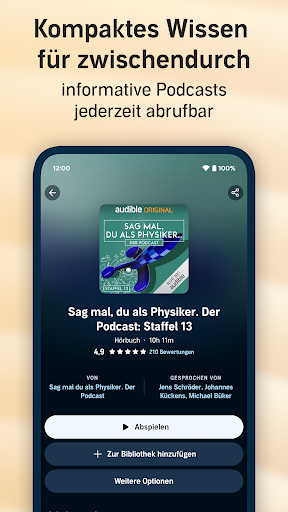 Audible - Hörbücher & Podcasts Screenshot