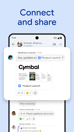 Google Chat screenshot
