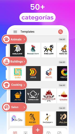 Captura de pantalla de Creador de Logos: Crear Logos