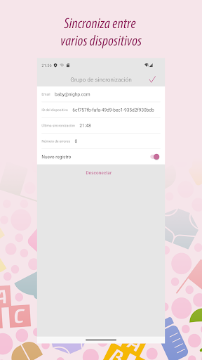 Captura de pantalla de Baby Tracker