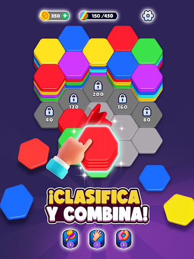 Captura de pantalla de Hexa Sort