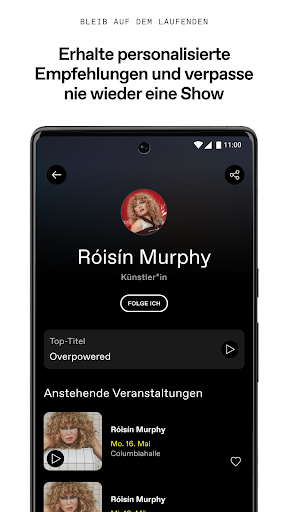 DICE: Live-Veranstaltungen Screenshot