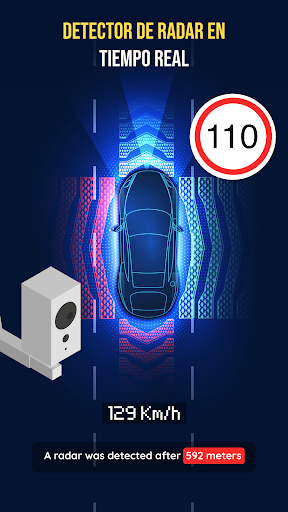 Captura de pantalla de Mapa de radar, detector