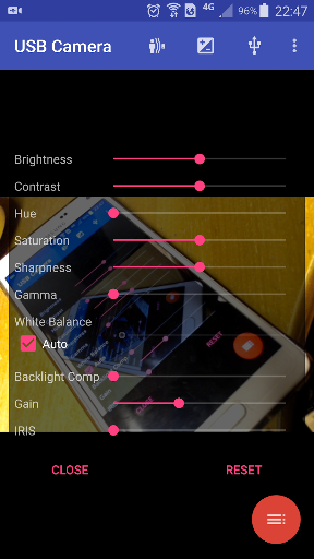 Captura de pantalla de USB Camera Pro