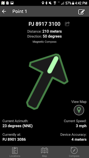 Captura de pantalla de Land Nav Assistant