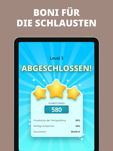 QuizzLand Allgemeinwissen Quiz Screenshot