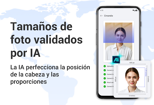 Captura de pantalla de Creador de Fotos de Pasaporte