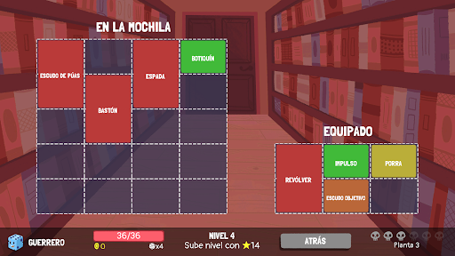 Captura de pantalla de Dicey Dungeons