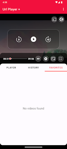 Captura de pantalla de Url Player +